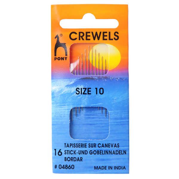 Golden Eye Sewing Needles - Crewels Size 10