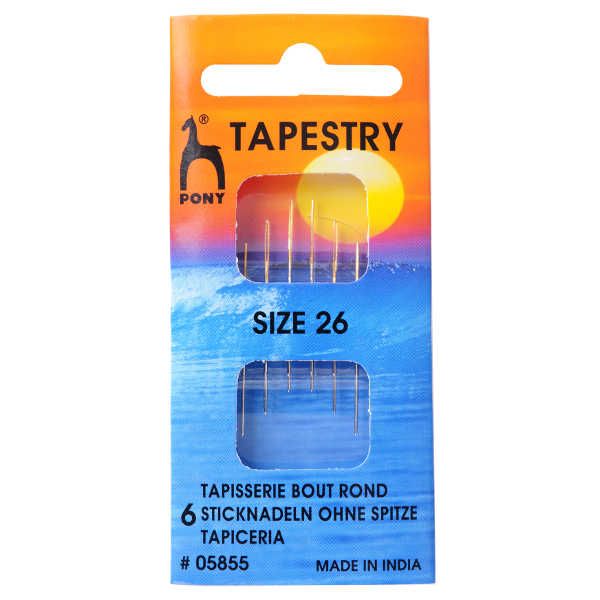 Golden Eye Sewing Needles - Tapestry Size 26