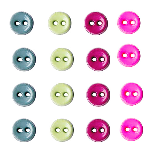 Artemio Mini Round Buttons - Vintage