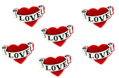 Button Pack - Love Hearts