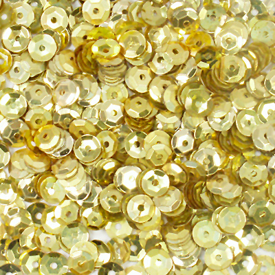 Round Cup Sequins - 5mm - Gold