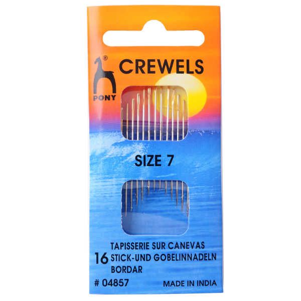 Golden Eye Sewing Needles - Crewels Size 7