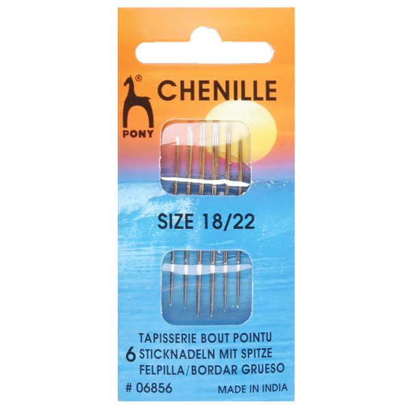Golden Eye Sewing Needles - Chenille Size 18/22
