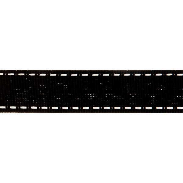 Grosgrain Ribbon - Stitch - Black 15mm