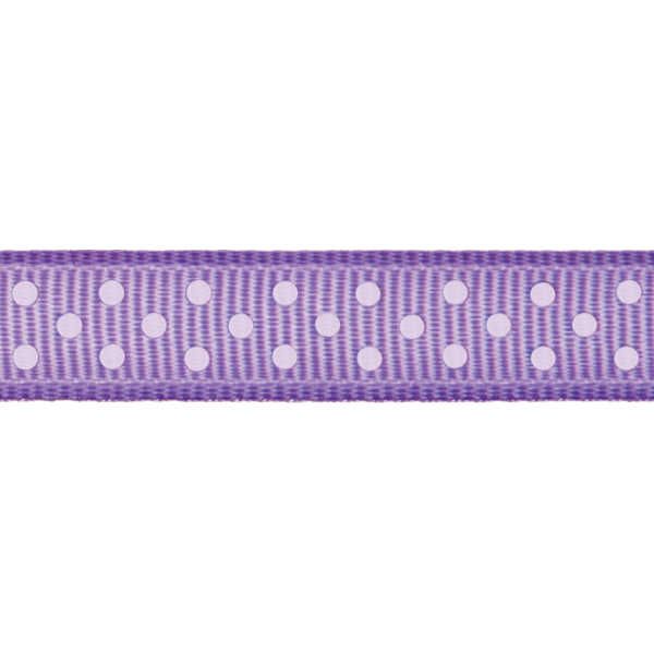 Grosgrain Ribbon - Spot - Purple 6mm