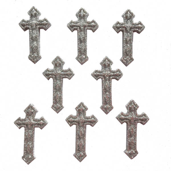 silver crosses - easter collection from dress it up buttons