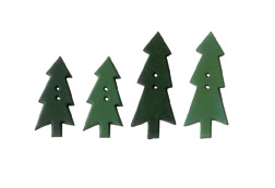 Artemio Buttons - Christmas Trees