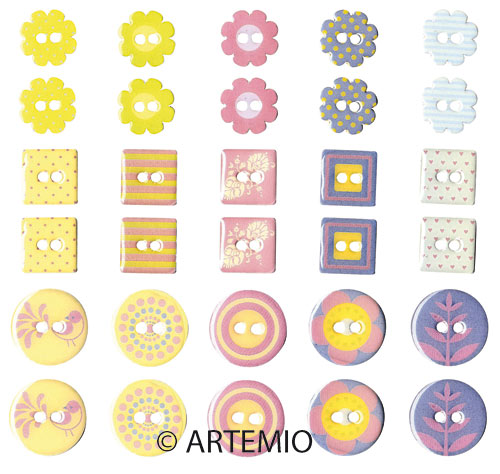 Artemio Epoxy Buttons - Switzerland