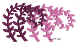 Artemio Felt Leaves - Set 8
