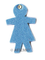 Artemio Felt Ornament - Girl - Blue