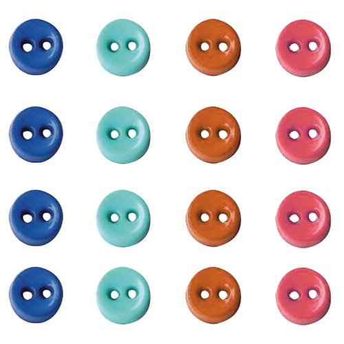 Artemio Mini Round Buttons - Kids