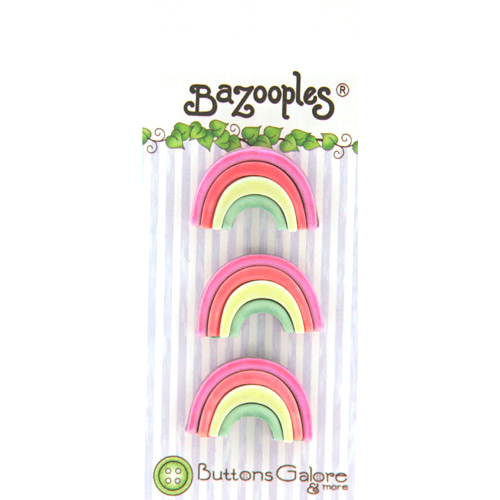 Bazooples Buttons - Rainbow