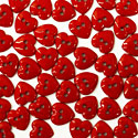 Button Pack - Hearts - Red
