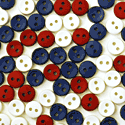 Button Pack - Tiny Round - Patriotic