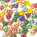 Button Pack - Tiny Shapes - Botanicals
