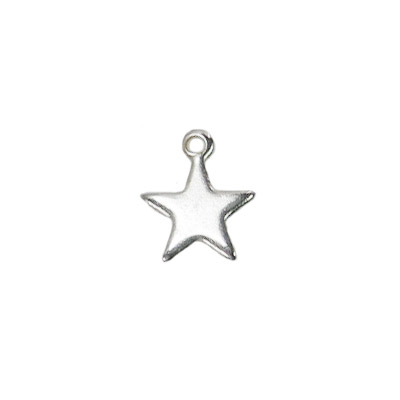 Charm - Small Star - Silver