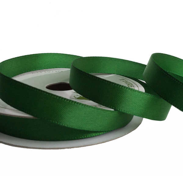 Double Faced Satin Ribbon - Green - 10mm