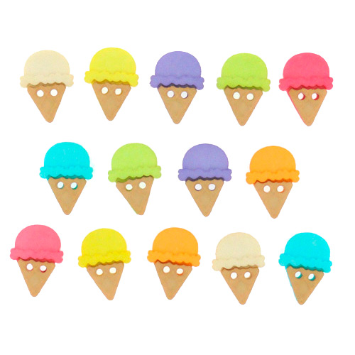 Dress It Up Button Pack - Sew Cute Ice Cream