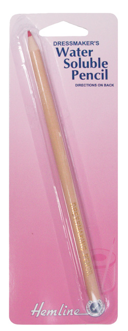 Dressmakers Water Soluble Pencil - Red