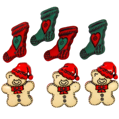 Embellishment Pack - Stockings & Bears