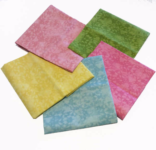 Fat Quarter Fabric Bundle - Top Textures Pastel