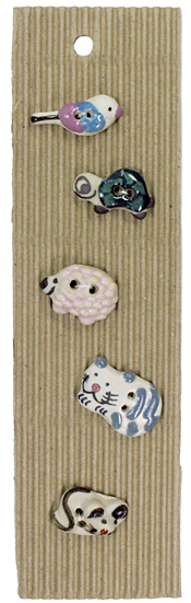 Incomparable Buttons - Cute Critters