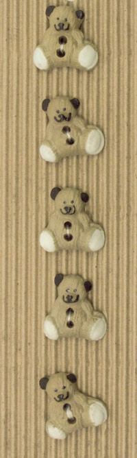Incomparable Buttons - Small Teddies