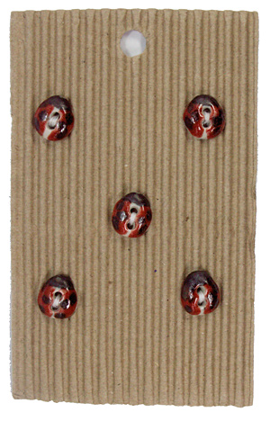 Incomparable Buttons - Tiny Ladybirds