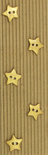 Incomparable Buttons - Golden Stars