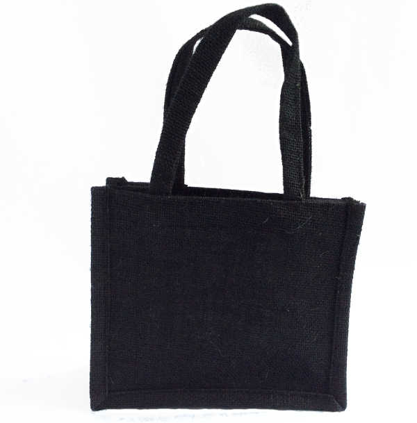 Jute Medium Gift Bag - Black