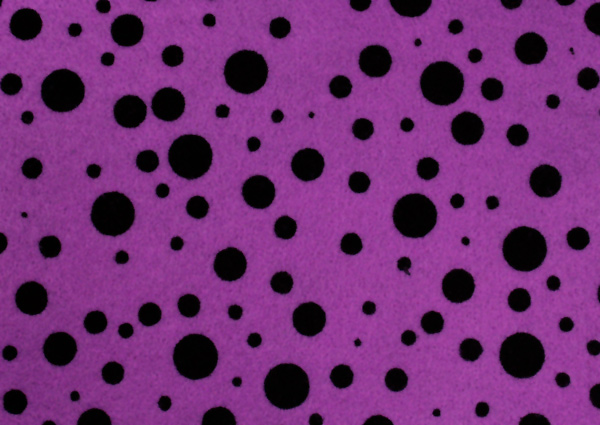 Kunin Fancifelt Sheet Random Dots - Fuchsia