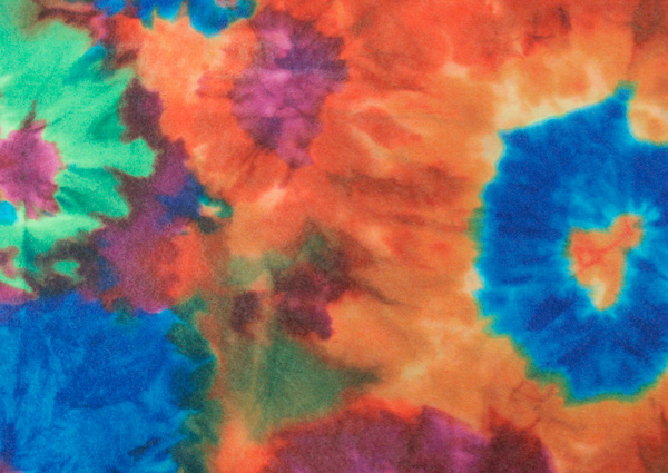 Kunin Patterned Felt Sheet - 1960's Tie Dye