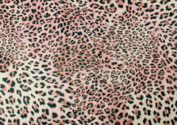 Kunin Patterned Felt Sheet - Pink Leopard