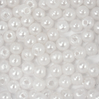 Pearl Beads - 4mm - Pearl