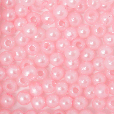 Pearl Beads - 4mm - Pink
