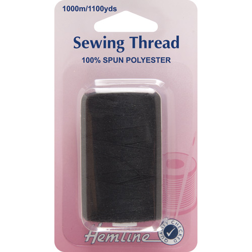 Polyester Sewing Thread - Black