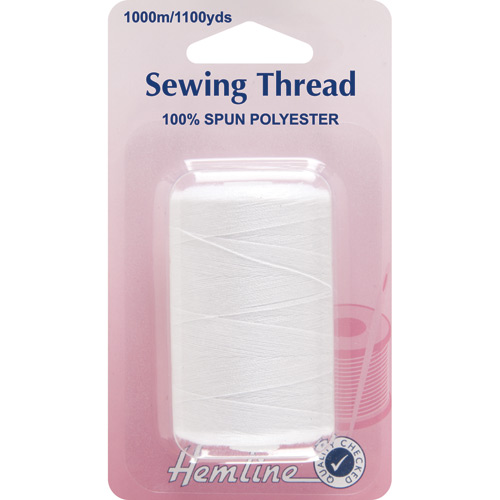 Polyester Sewing Thread - White