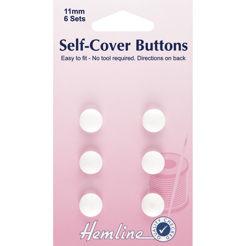 Self-Cover Buttons - 11mm