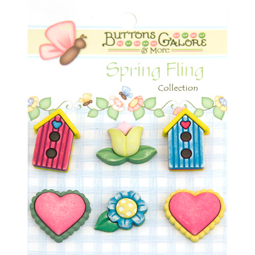 Spring Fling Buttons - Signs Of Spring