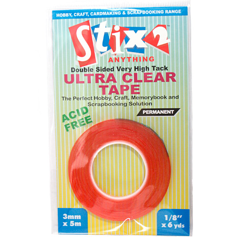 Stix2 Ultra Clear Tape - 3mm x 5m