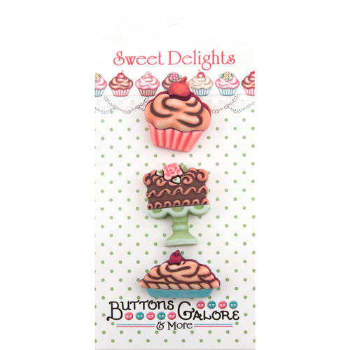 Sweet Delights Buttons - Bake Shop