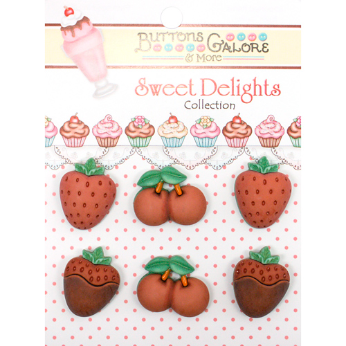 Sweet Delights Buttons - Chocolate Covered Favourites
