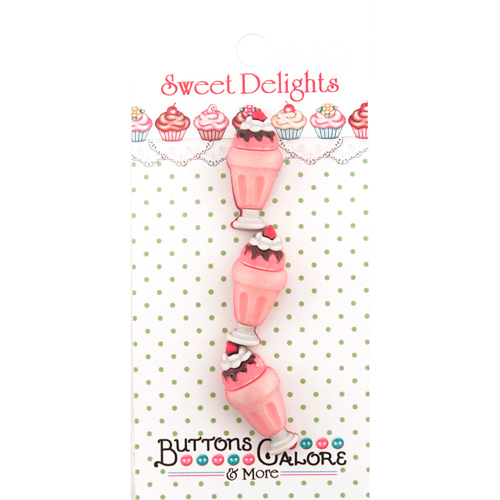 Sweet Delights Buttons - Milk Shakes   Was £2.30