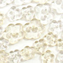 Trimits Mini Craft Buttons - Flowers - Clear