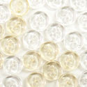 Trimits Mini Craft Buttons - Round - Clear
