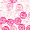 Trimits Mini Craft Buttons - Round - Clear Pink