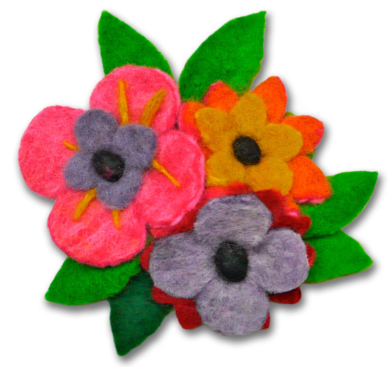 Tussie-Mussie - Felt Flower Corsage Kit